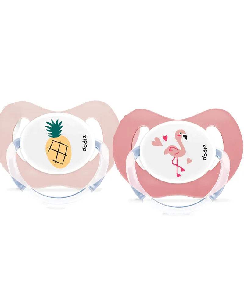 Lot de 2 Sucettes Dodie Physiologique 6m+ - Dodie - Sucettes pour bébé Maroc -www.babyboss.ma