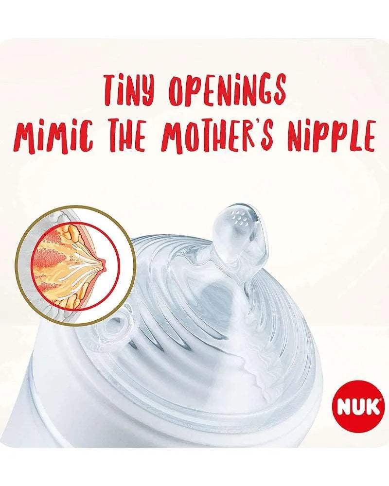 Lot de 2 Tétine Nature Sense 0-6M Taille S - NUK - NUK - Tétines pour bébé Maroc -www.babyboss.ma