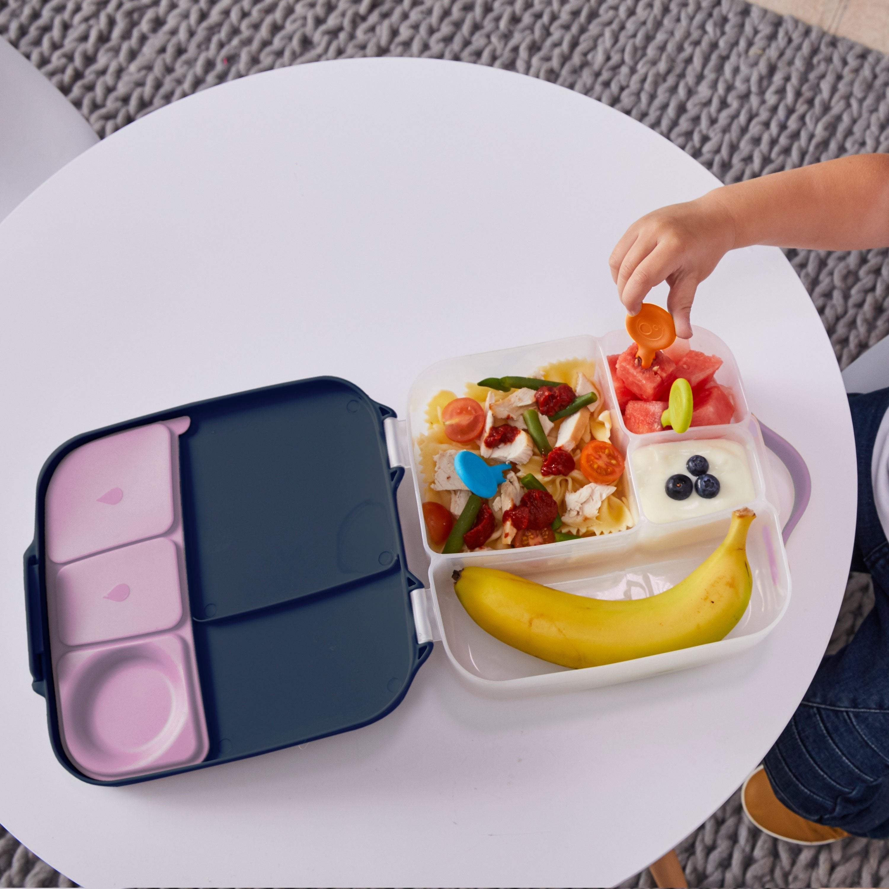 Lunchbox Bbox 2 litres - indigo rose - BBOX USA - Lunchbox pour bébé Maroc -www.babyboss.ma