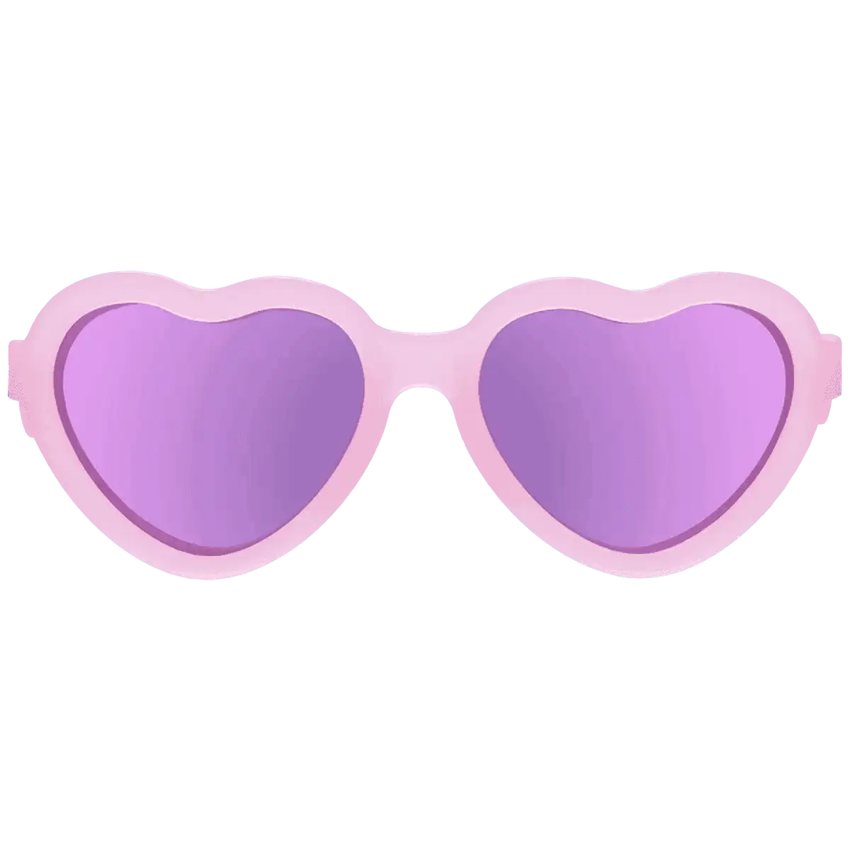 Lunettes de Soleil Babiators - Frosted Pink Heart | Purple Polarized Mirrored Lenses - Babiators Sunglasses - Sunglasses - Babyboss.ma