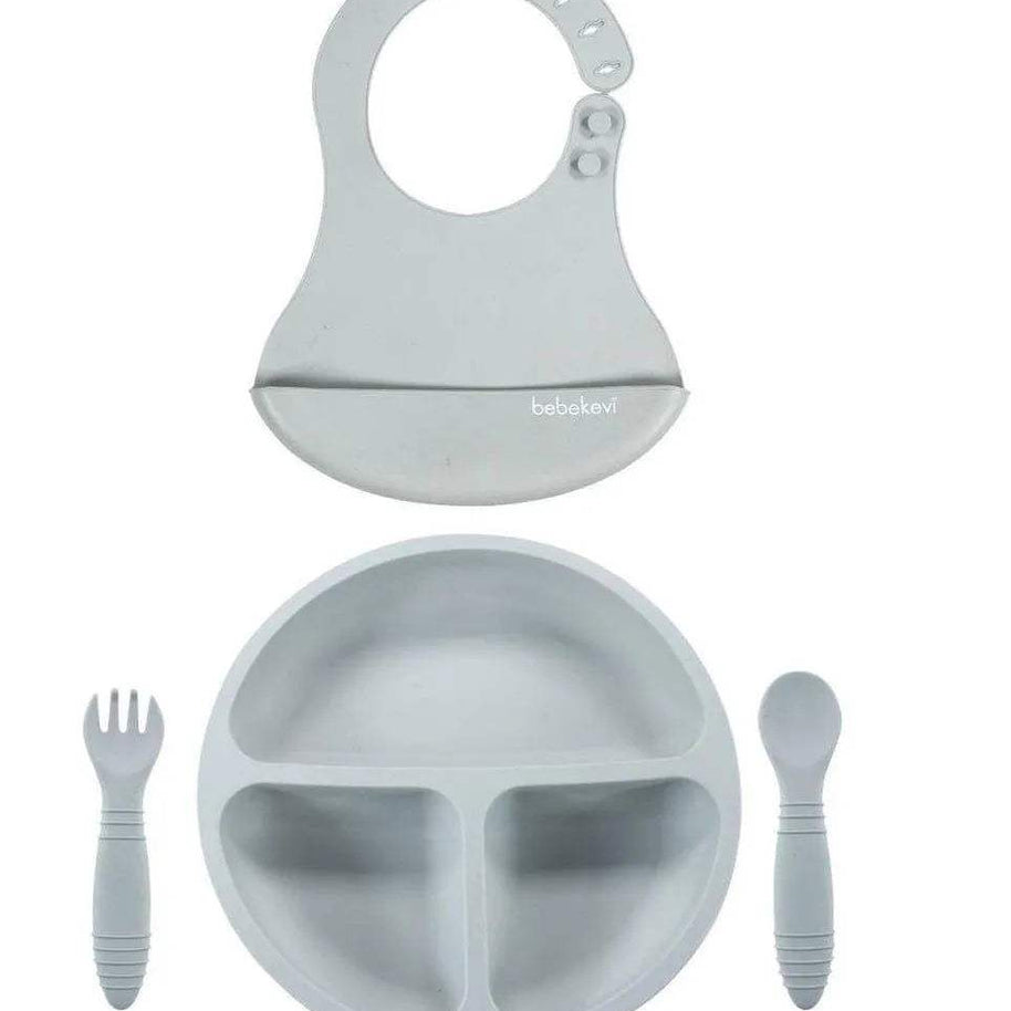 MagicMealtime - Ensemble Silicone Bébé Anti-Chute bebekevi - bebekevi - pour bébé Maroc -www.babyboss.ma