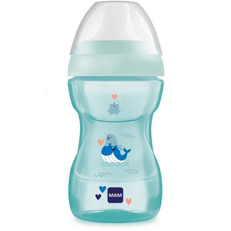Mam fun to drink cup 270ml bleu 8mois+ - MAM - pour bébé Maroc -www.babyboss.ma