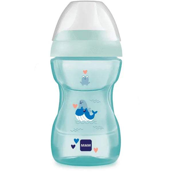 Mam fun to drink cup 270ml bleu 8mois+ - MAM - pour bébé Maroc -www.babyboss.ma