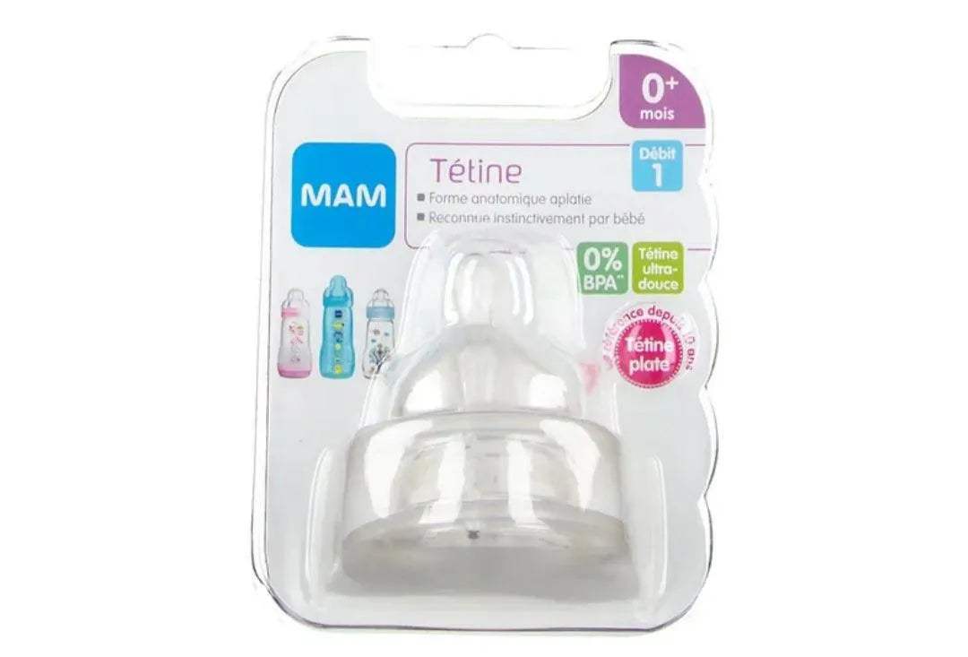 MAM tétine plate douce 0mois débit 1 - MAM - pour bébé Maroc -www.babyboss.ma