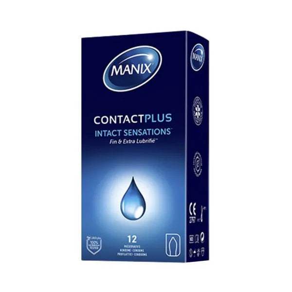 Manix Contact Plus Sensations Intactes – Boîte de 12 Préservatifs - Manix - pour bébé Maroc -www.babyboss.ma