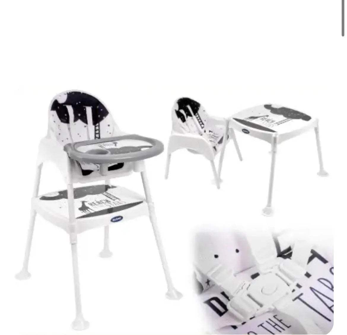 Meilleure chaise d'alimentation pour bébé, chaise haute d'alimentation pour bébé. BLANC GUIMO - babyboss toys - pour bébé Maroc -www.babyboss.ma
