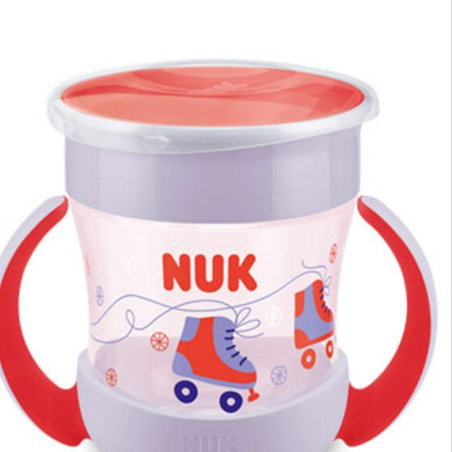 Mini Magic Cup Tasse antifuite NUK rouge - NUK - pour bébé Maroc -www.babyboss.ma
