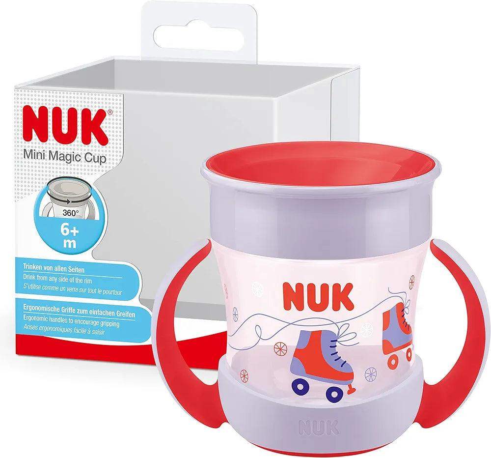 Mini Magic Cup Tasse antifuite NUK rouge - NUK - pour bébé Maroc -www.babyboss.ma