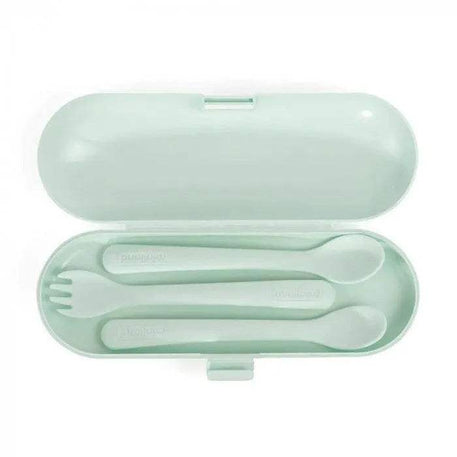 Miniland Couverts en silicone - Mint - Miniland - pour bébé Maroc -www.babyboss.ma