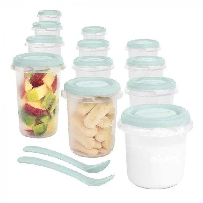 miniland-se-12-pots-de-conservation-mint-babyboss-ma-miniland-pour-bebe-maroc-1 - Babyboss.ma -bebe-maroc