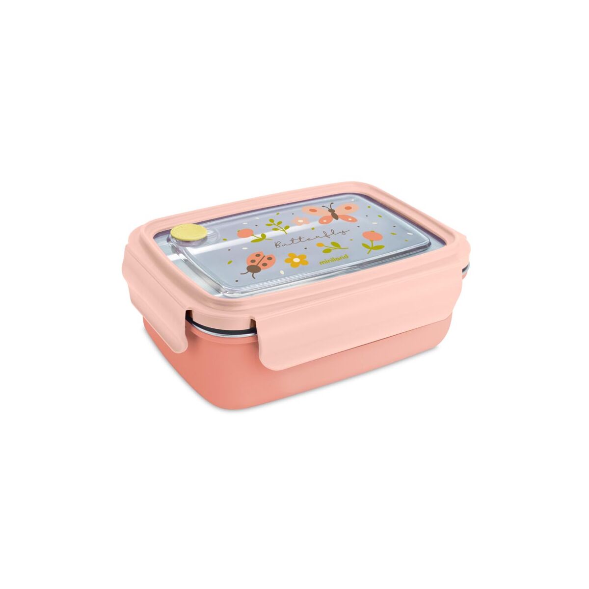 Miniland Steel Lunchbox Papillon boite repas acier inoxydable 800 ml