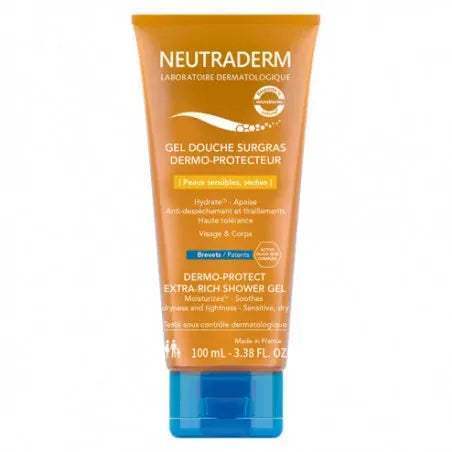 Neutraderm Gel douche surgras dermo-protecteur - 200ml - Neutraderm - Hygiène et Soin pour bébé Maroc -www.babyboss.ma