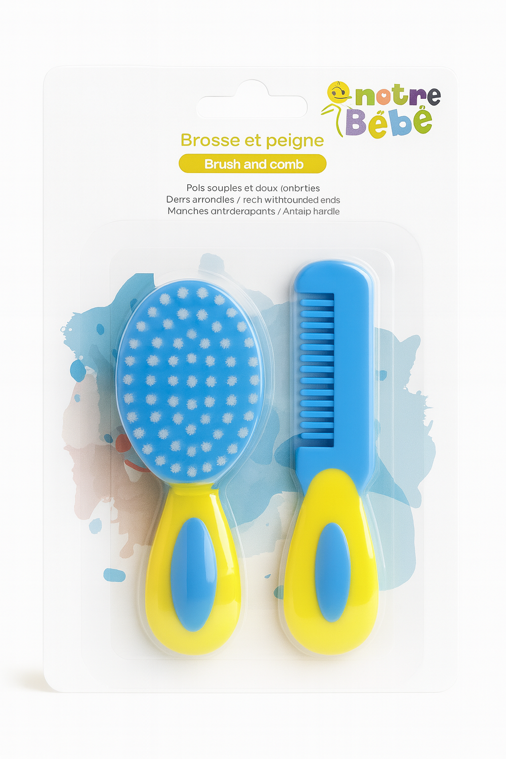 Notre bebe brosse et peigne - Notre bébé - - Babyboss.ma