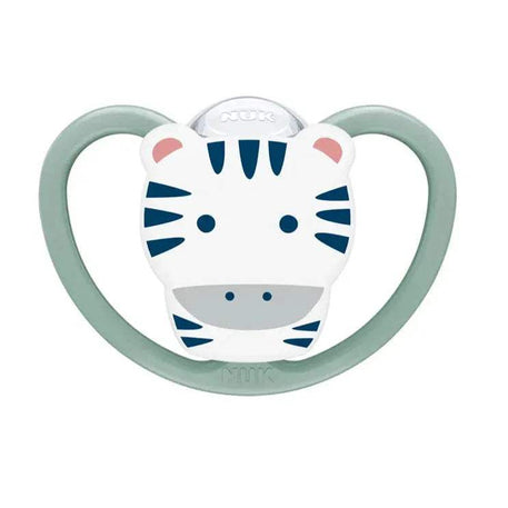Nuk Sucette Space Silicone Zèbre 6-18mois - NUK - pour bébé Maroc -www.babyboss.ma
