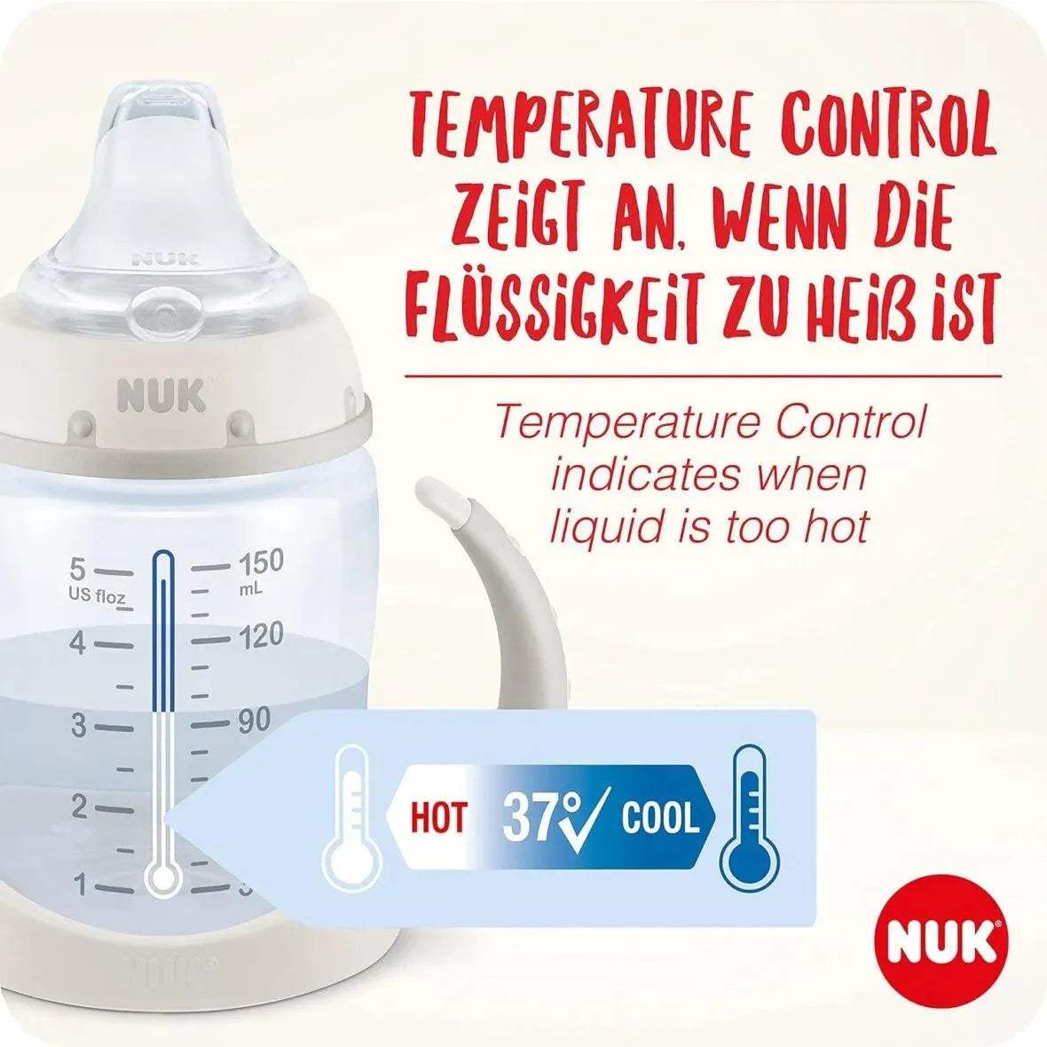 Nuk Tasse d’apprentissage minnie 6-18mois 150ml rouge - NUK - pour bébé Maroc -www.babyboss.ma
