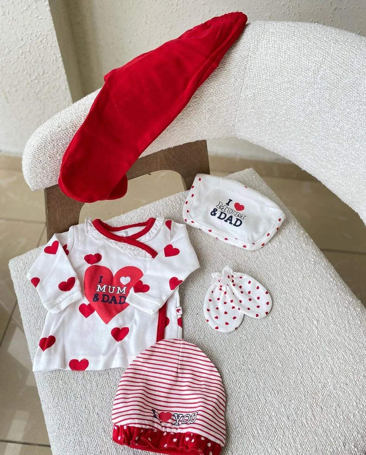 Pack naissance 5 pieces - Caramell - pour bébé Maroc -www.babyboss.ma