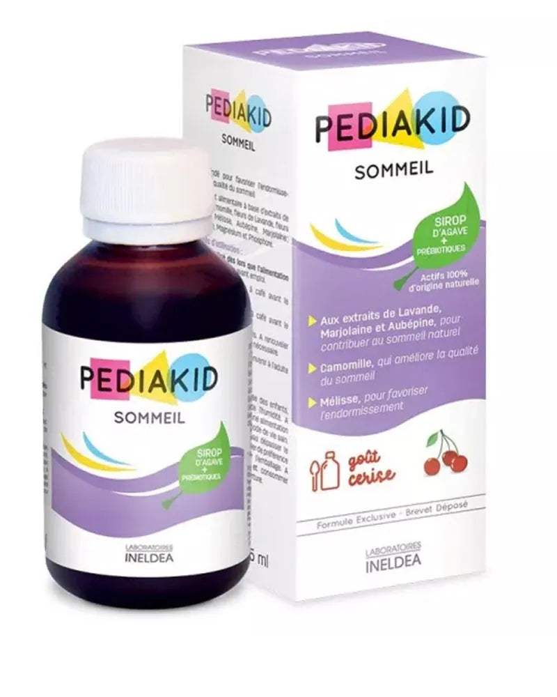 PEDIAKID Sommeil goût cerise 125ml - PEDIAKID - Vitamines pour bébé Maroc -www.babyboss.ma