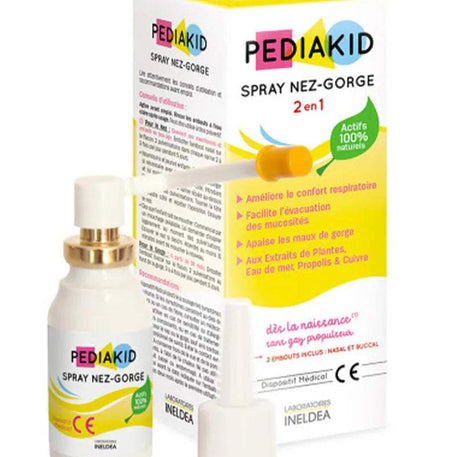 PEDIAKID Spray Nez-Gorge 20ml - PEDIAKID - Vitamines pour bébé Maroc -www.babyboss.ma