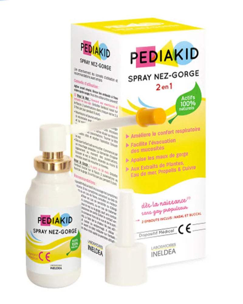 PEDIAKID Spray Nez-Gorge 20ml - PEDIAKID - Vitamines pour bébé Maroc -www.babyboss.ma