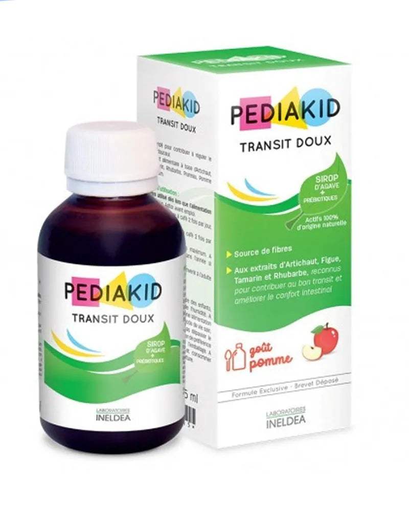 PEDIAKID Transit doux goût pomme 125ml - PEDIAKID - Vitamines pour bébé Maroc -www.babyboss.ma