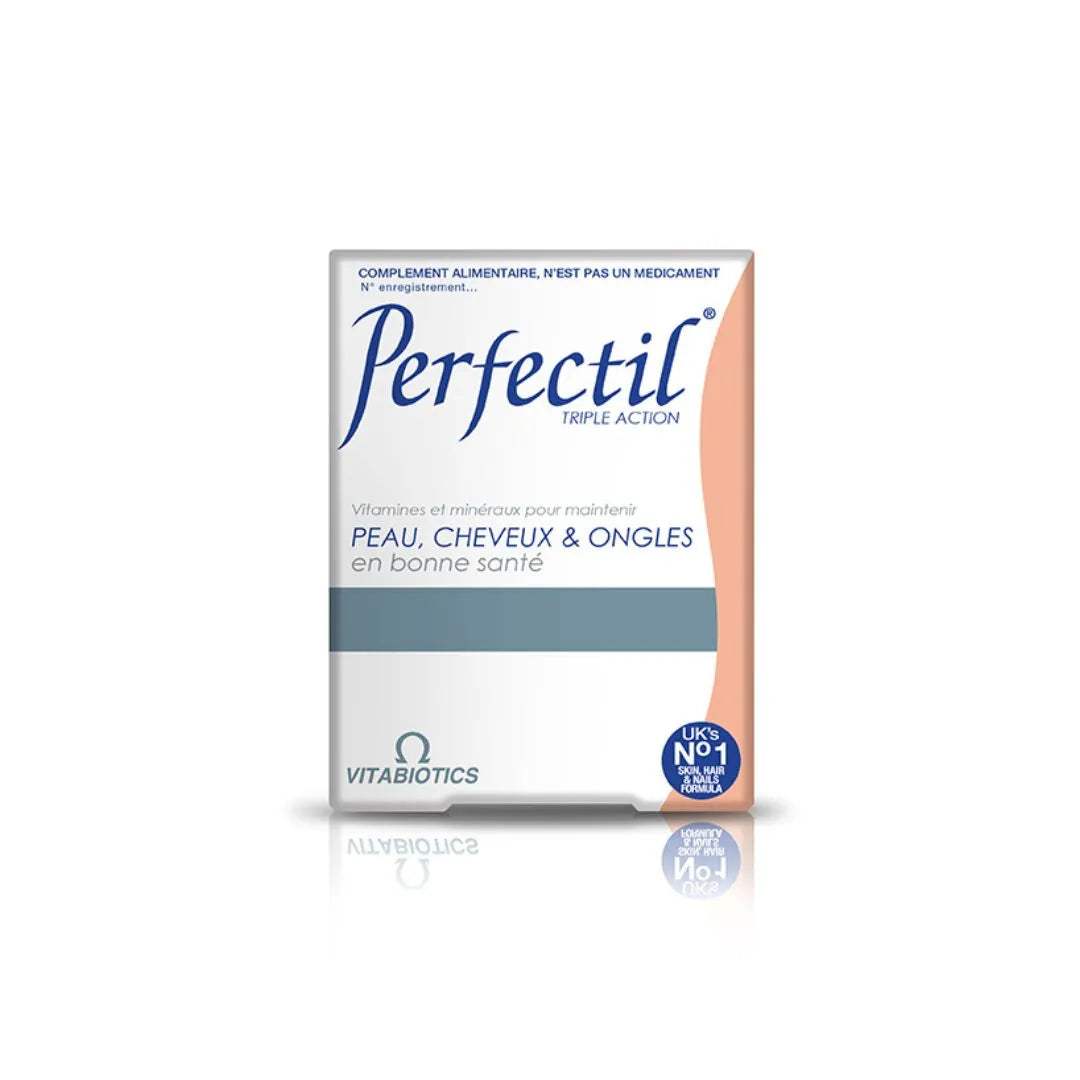 Perfectil Triple Action Peau, Cheveux & Ongles en Bonne Santé – 30 Comprimés - Perfectil - pour bébé Maroc -www.babyboss.ma
