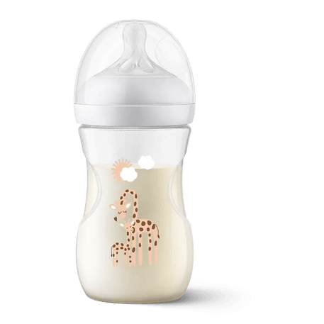 Philips Avent Biberon à Réponse Naturelle de 260 ml, Sans BPA – Motif Girafe - Philips Avent - pour bébé Maroc -www.babyboss.ma