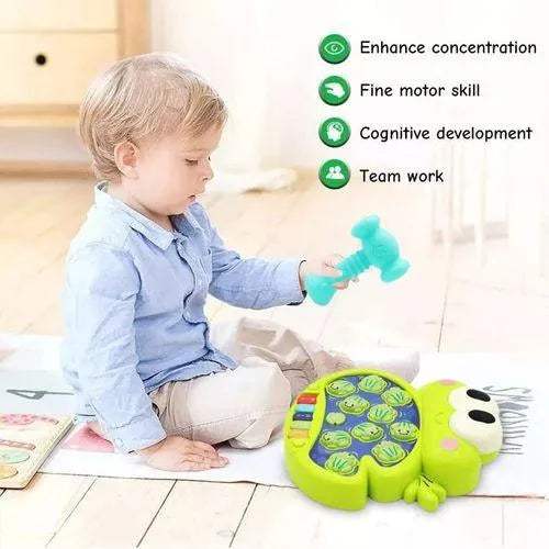 Piano à clavier interactif pour les tout-petits avec lumière et musique - SOBEBEAR - pour bébé Maroc -www.babyboss.ma
