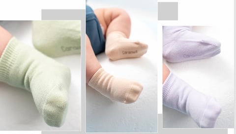 Chaussettes bébé 5 paires - Caramell