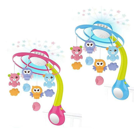 Kids Melody Mobile Musical avec Projecteur - Rose - Kids Melody - Veilleuses pour bébé Maroc -www.babyboss.ma