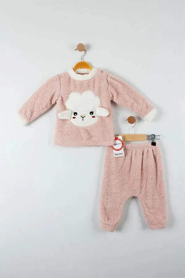Pyjama pour les filles rose - Miniworld - pour bébé Maroc -www.babyboss.ma