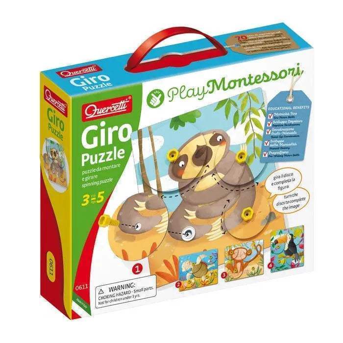 Quercetti Puzzle Giro Montessori 3-5ans - Quercetti - pour bébé Maroc -www.babyboss.ma