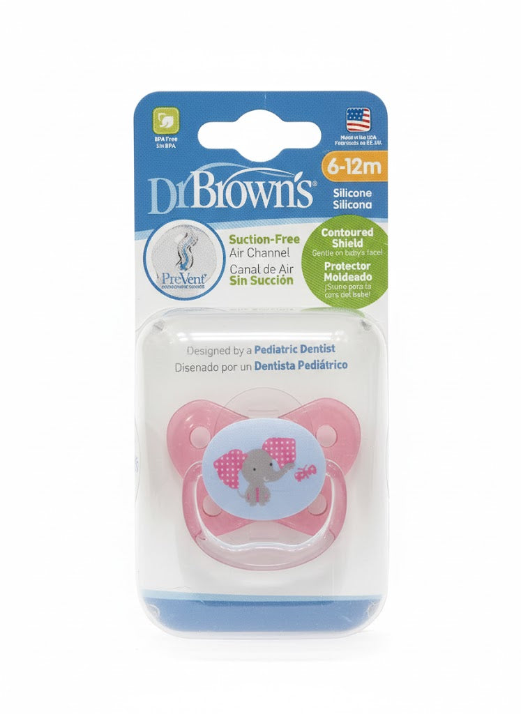 ⚡Dr. Brown's Sucette BUTTERFLY SHIELD Stage2 6-18M - Pink⚡