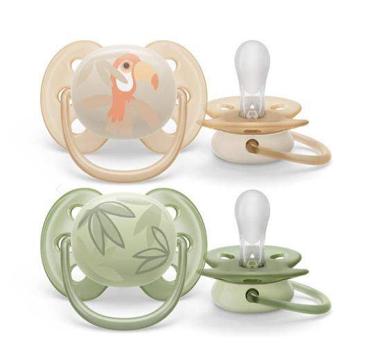 PHILIPS AVENt LOT 2 SUCETTES ULTRA SOFT 0_6MOIS - Philips Avent - pour bébé Maroc -www.babyboss.ma