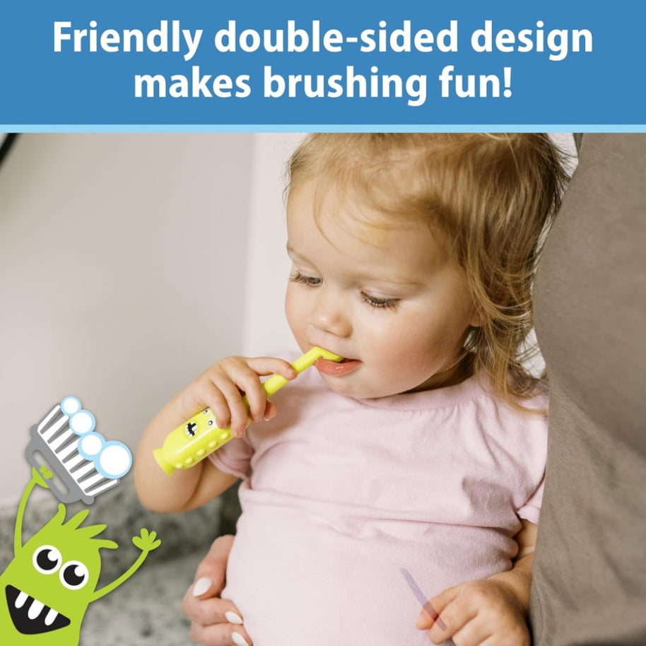 Dr. Brown’s Première brosse à dents de bébé Monstre