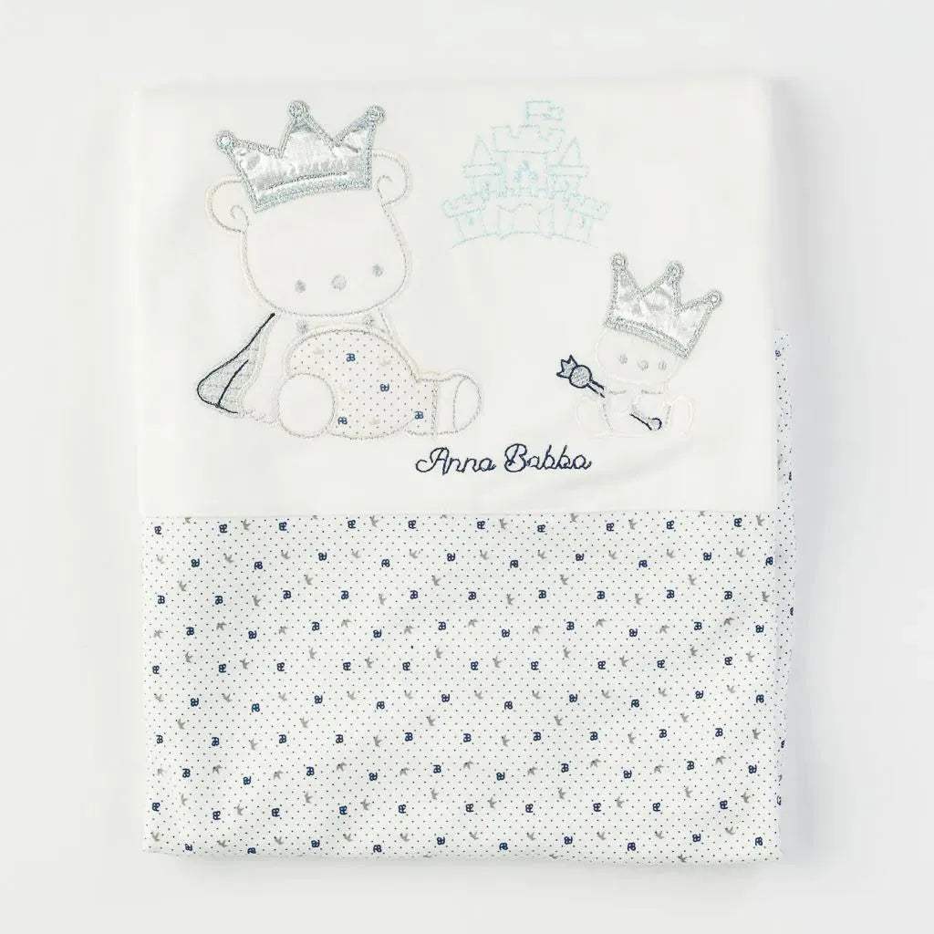 Couvertures pour bébé
Anna Babba 80x80. Blanc