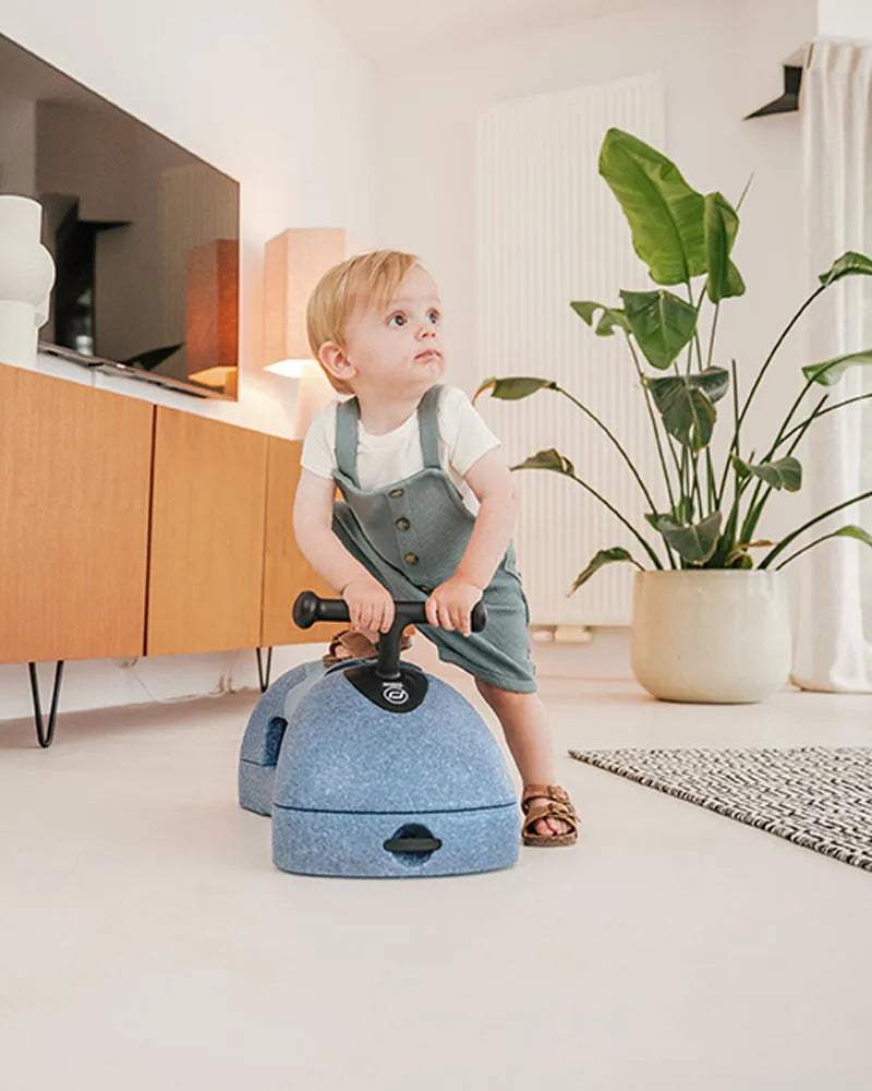 Scoot And Ride My First Trotteur & Porteur 3en1 - Bleu 6M+ - Scoot And Ride - Trotteurs Pousseurs pour bébé Maroc -www.babyboss.ma