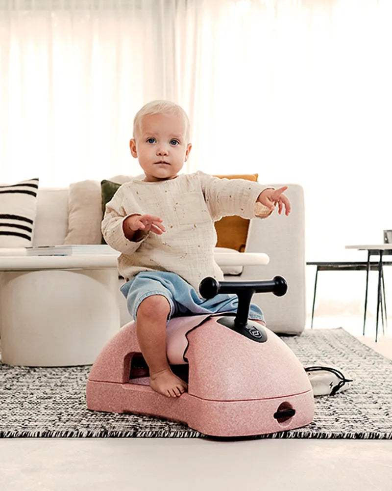 Scoot And Ride My First Trotteur & Porteur 3en1 - Rose 6M+ - Scoot And Ride - Trotteurs Pousseurs pour bébé Maroc -www.babyboss.ma