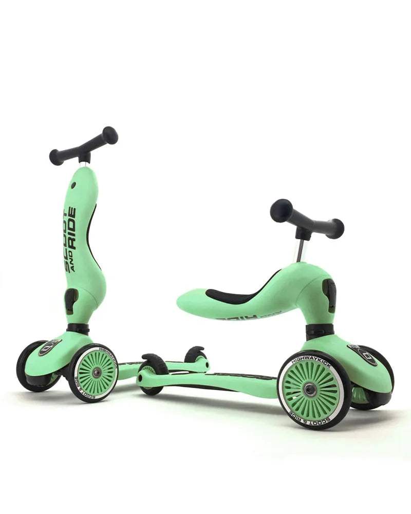 Scoot And Ride Trottinette 2en1 Highwaykick 1 - Kiwi - Scoot And Ride - Trottinettes Evolutives pour bébé Maroc -www.babyboss.ma