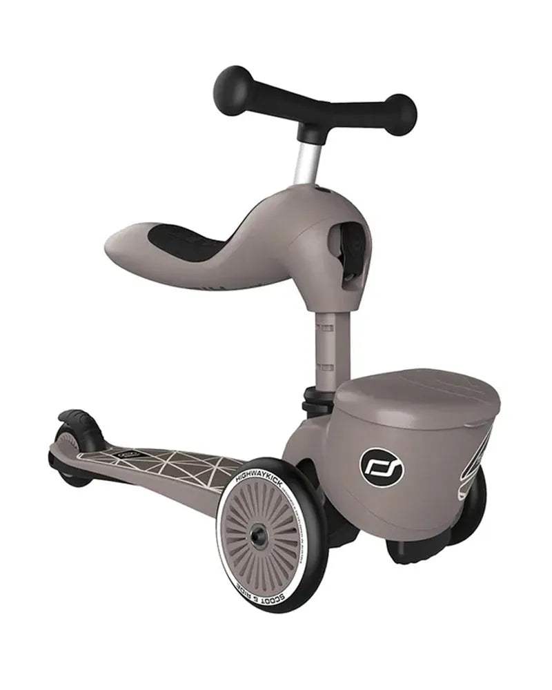 Scoot And Ride Trottinette 2en1 Highwaykick 1 Lifestyle - Brown Lines - Scoot And Ride - Trottinettes Evolutives pour bébé Maroc -www.babyboss.ma