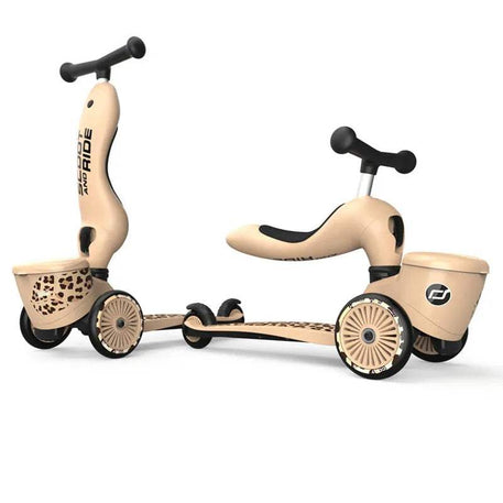 Scoot And Ride Trottinette 2en1 Highwaykick 1 Lifestyle - Leopard - Scoot And Ride - Trottinettes Evolutives pour bébé Maroc -www.babyboss.ma