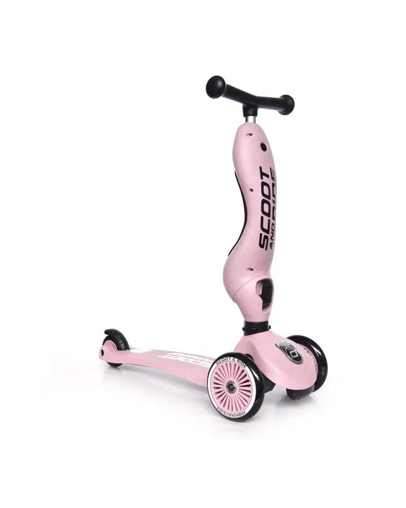 Scoot And Ride Trottinette 2en1 Highwaykick 1 - Rose - Scoot And Ride - Trottinettes Evolutives pour bébé Maroc -www.babyboss.ma