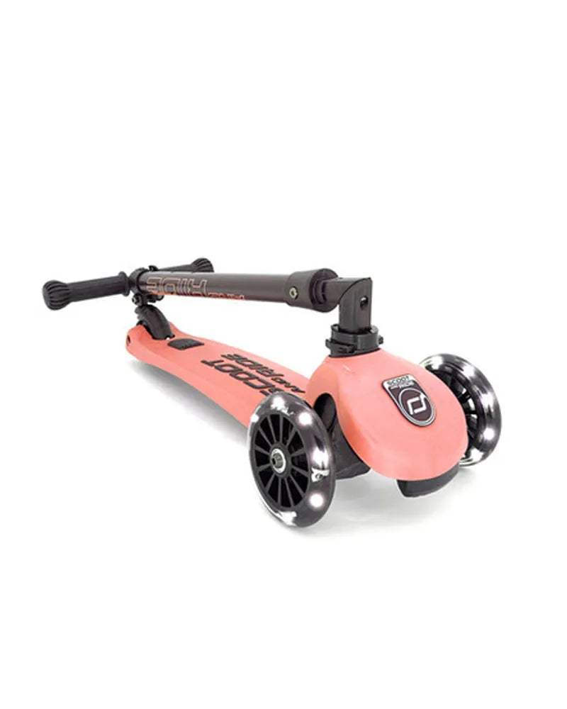 Scoot And Ride Trottinette 2en1 Highwaykick 3 Led - Pêche - Scoot And Ride - Trottinettes 3 roues pour bébé Maroc -www.babyboss.ma