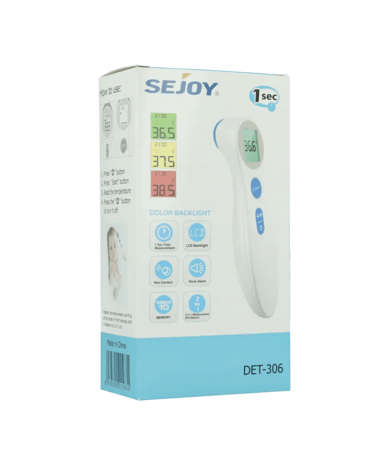 SEJOY INFRARED THERMOMÈTRE DET-306 - Sejoy - pour bébé Maroc -www.babyboss.ma