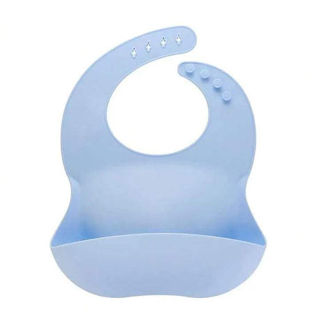 Set de Vaisselle en Silicone Bleu - Babebay - pour bébé Maroc -www.babyboss.ma