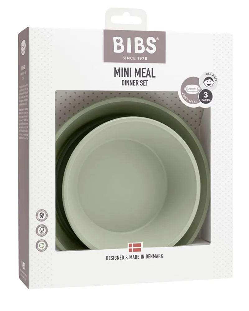 Set Repas Assiette & Bol Bibs - Sage - Bibs - Packs Repas pour bébé Maroc -www.babyboss.ma