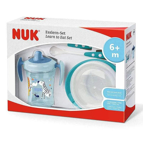 Set Repas NUK 4 pièces - Bleu - NUK - Packs Repas pour bébé Maroc -www.babyboss.ma