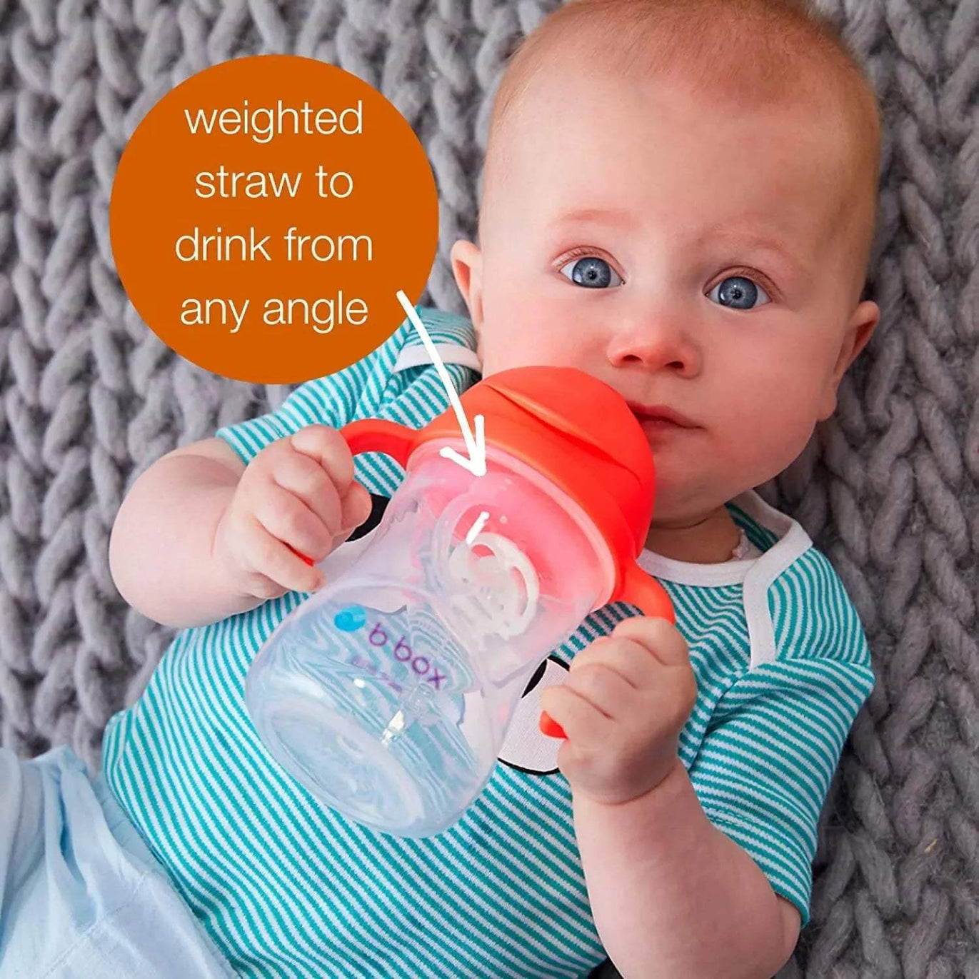 Sippy cup - grey - BBOX USA - Sippy cups pour bébé Maroc -www.babyboss.ma