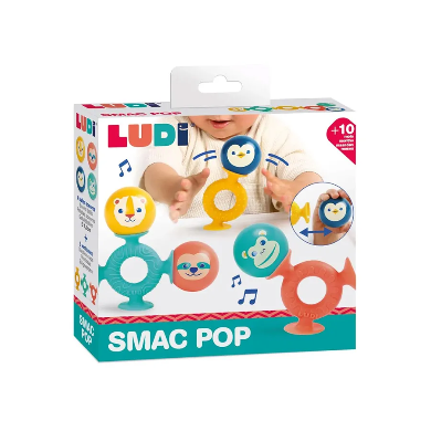 Smac Pop – Jeu d’éveil innovant de LUDI pour stimuler les sens de votre enfant
