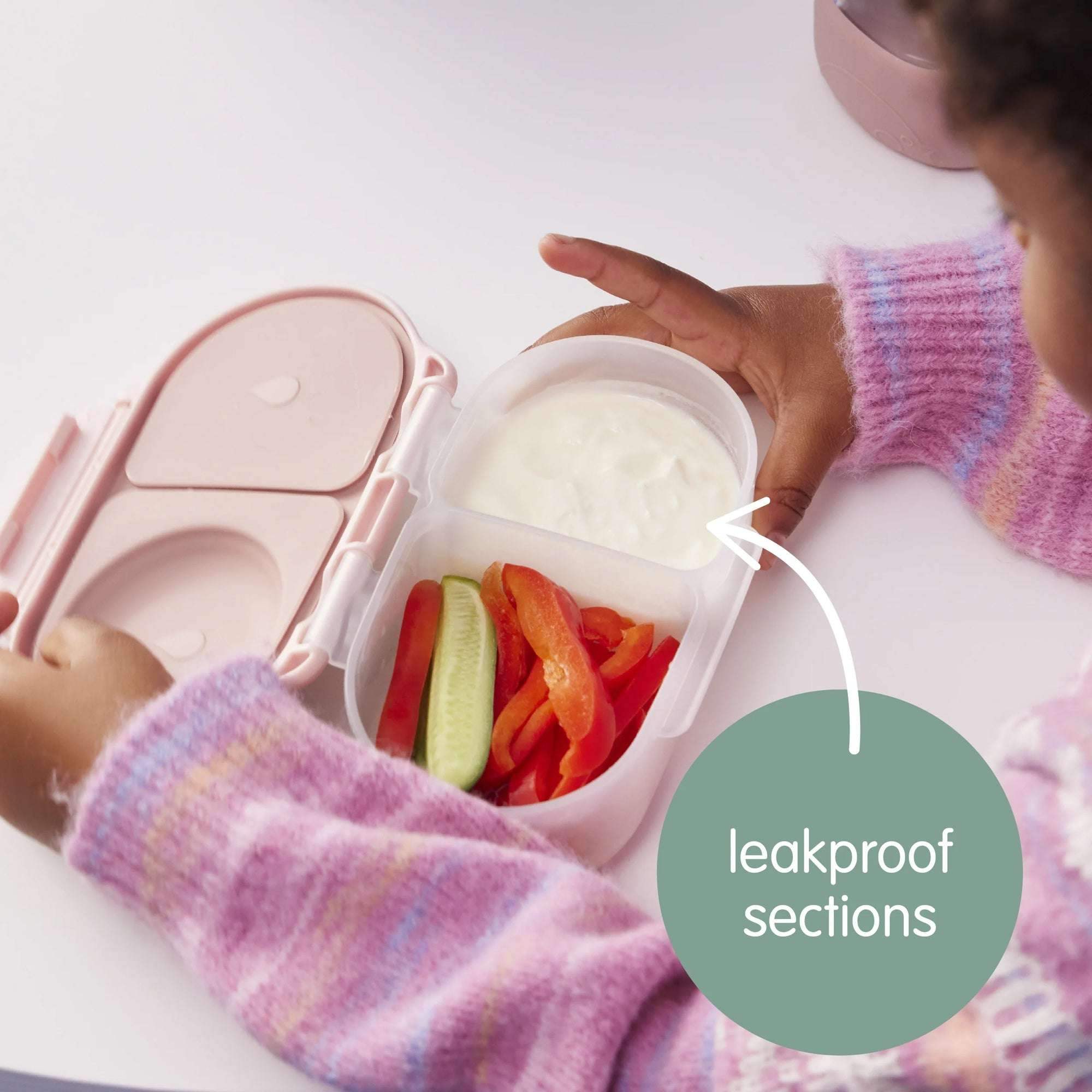 Snackbox B.box - Blush Crush - BBOX USA - Snackbox pour bébé Maroc -www.babyboss.ma