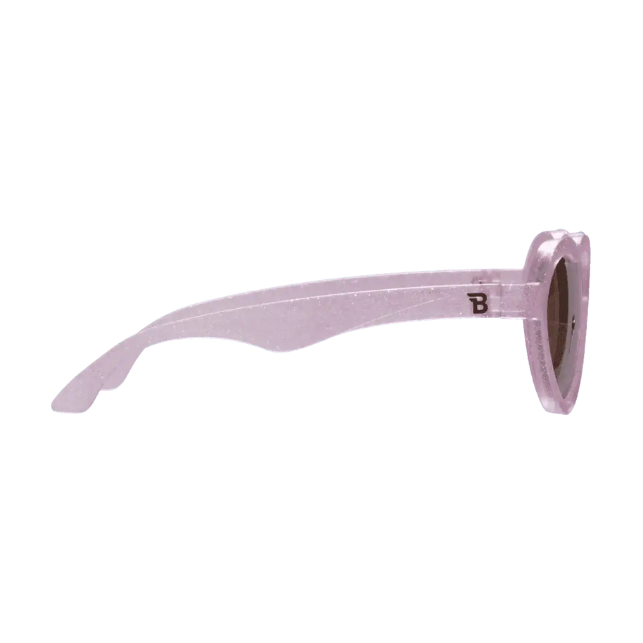 Lunettes de Soleil Babiators - Sparkle Squad Heart | Lavender Mirrored Lenses - Babiators Sunglasses - Sunglasses pour bébé Maroc -www.babyboss.ma